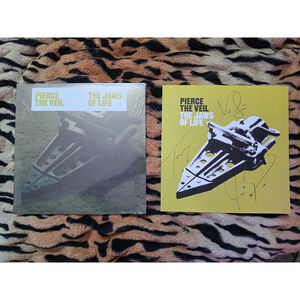 Pierce the Veil Limited Gold Vinyl Jaws of Life Signed Autographed Insert